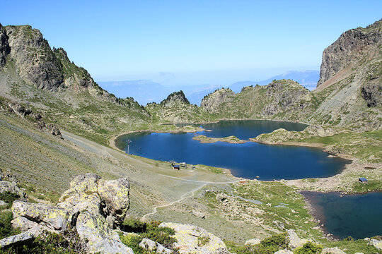 The Robert Lake In Chamrousse In French Alps