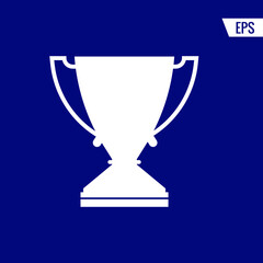 Trophy vector icon illustration sign