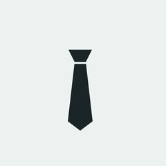 Neck tie vector icon illustration sign