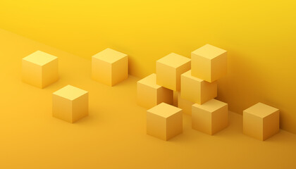 Fototapeta premium Abstract 3D Render