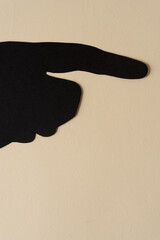 digit shape and blank space