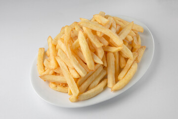 French fries served on a plate
