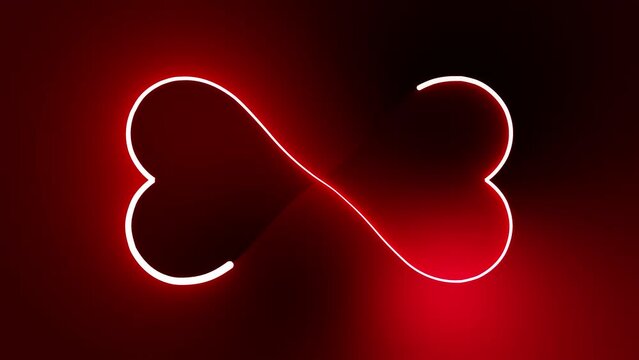 Happy Valentines Day element footage set background 