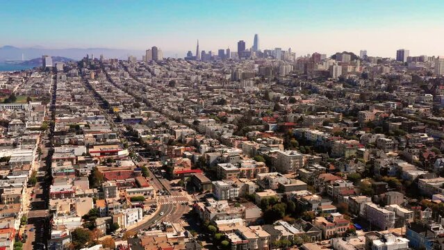San Francisco Urban Elevate Aerial 4K UHD