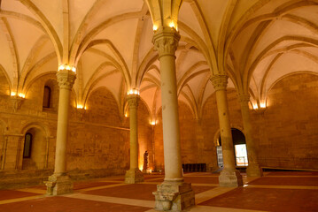 Fototapeta premium Mönchsrefektorium, Kloster Alcobaça - Portugal