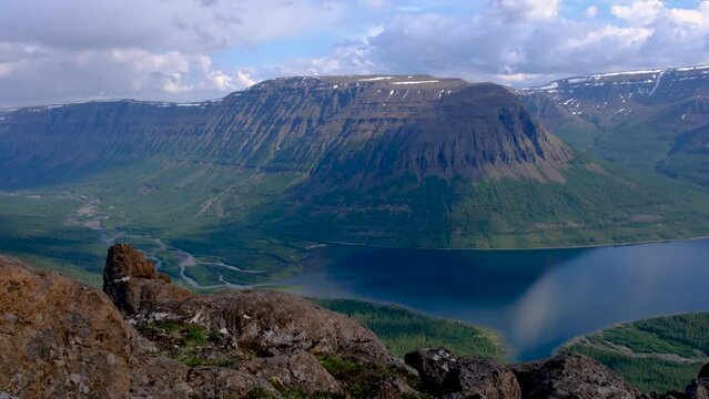 Panorama view at Putorana plateau