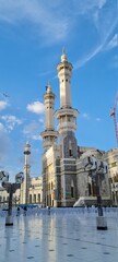 The Haram in Mecca and its minarets