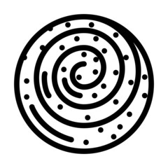 bread bakery line icon vector. bread bakery sign. isolated contour symbol black illustration