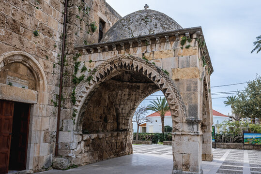 Church of St John Marcus Monastery of Lebanese Maronite Order in Byblos historic city, Lebanon