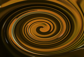 Coffee swirl water ripple background