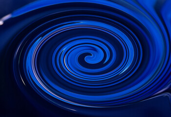 Blue swirling water ripple background
