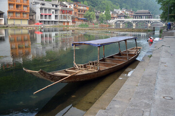 Fototapeta premium boats on the river