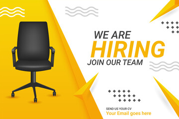we are hiring join our team announcement banner