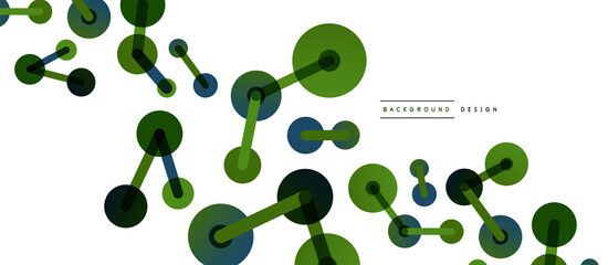 Network concept abstract background. Dots connection. Big data idea. Business template for wallpaper, banner, background or landing