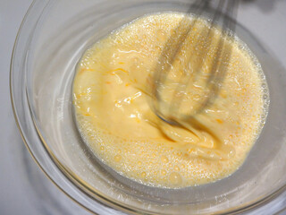 フレンチトースト作り