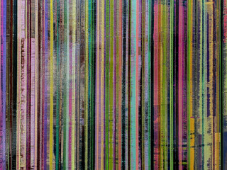 Abstract colored hand-painted lines decorate the background