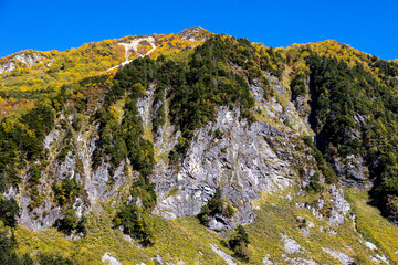 北穂高岳と大キレット2