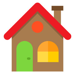 house flat style icon - 486817844