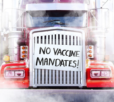 Trucker Vaccine Mandate Freedom Convoy