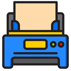 printer color line style icon