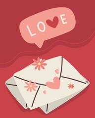 love romantic envelope