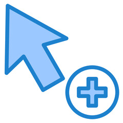 selection blue style icon