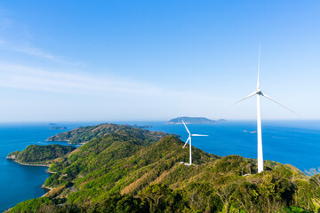 山口県上盛山展望台からの景色