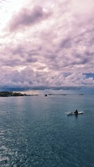 Fototapeta premium boat on the lake