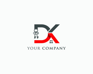 DK Typography Logo Design