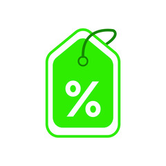 Discount icon vector | discount tag sign template 
