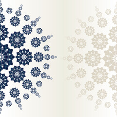 Arabesque Blue islamic abstract ornament pattern mandala