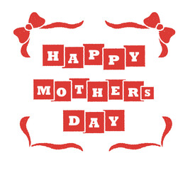 母の日のかわいいタイトル素材