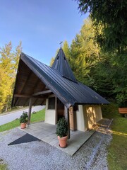 Schlinglberg Schwaz Inntal Tuxer Alpen Tirol &Ouml;sterreich im Sp&auml;tsommer Herbst 