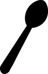 Spoon vector icon illustration on white background..eps