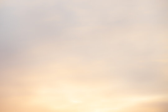 朝焼けの空
