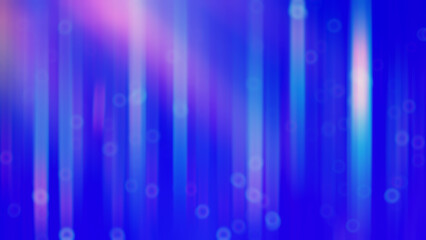 An abstract glowing blurry blue background with holographic lines.