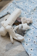 newborn clothing and toys