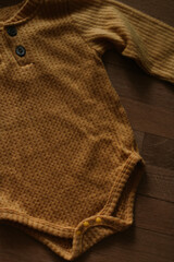 Warm knitted baby clothes