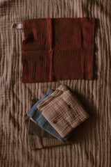 Little muslin baby bibs