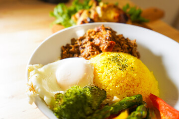 手作りのランチ