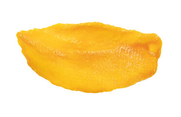 Fototapeta na wymiar Dried mango isolated on white background.