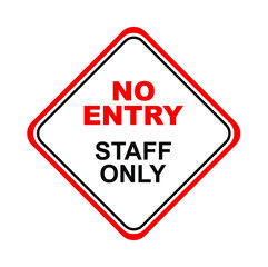 No entry sign 