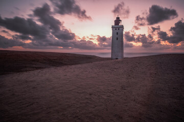Fototapeta na wymiar Rubjerg Knude Fyr Leuchtturm in Dänemark 
