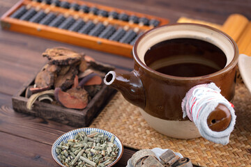 Decoction casserole and some traditional Chinese medicine