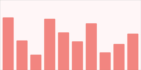 Bar Chart Graph Diagram Statistical Business Infographic Illustration