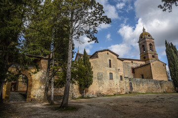 Vista totale dell'Eremo Agostiniano di Lecceto, Siena