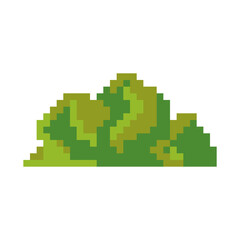 pixelated bush design