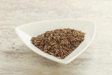 Zira seeds in the bowl