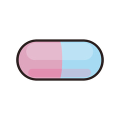 colored pill icon