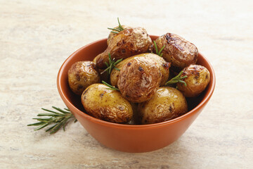 Roasted baby potato with rosemary